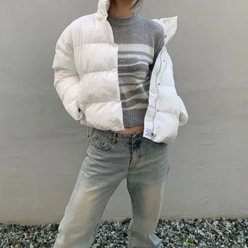 Ir Crop Padded Jacket