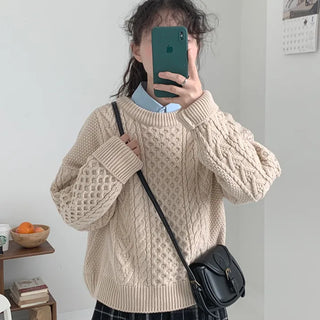 lukewarm round knit