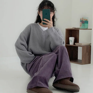 Hana V-neck knit