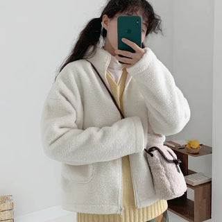 Almond fleece jumper