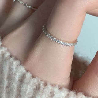 1.7mm Cubic Ring (White, Green, Black, Blue, Red)