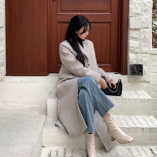Wedy Square Mid-Heel Ankle Boots 5cm