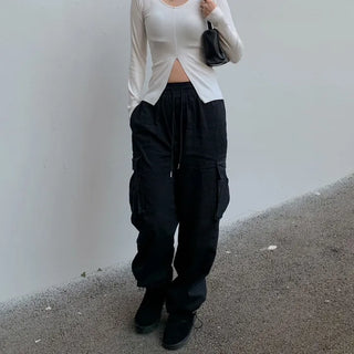 black cargo string pt