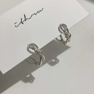 Knot One-Touch Mini Earrings