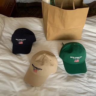 Effortless Chic Daily City Logo Ball Cap Baseball Cap