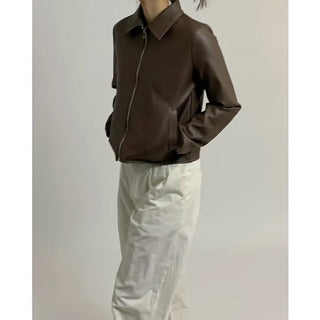Gail Leather Rider Jacket