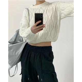 Pring Crop Cable Knit
