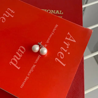 Eight Pearl Ball Earrings