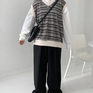 [UNISEX] Jacquard Knit Vest