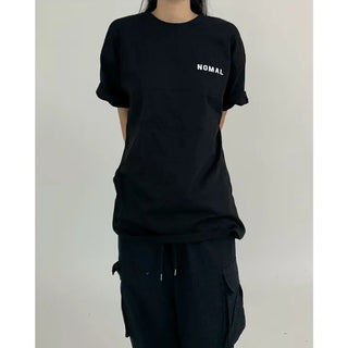Normal Back Lettering Short Sleeve T-shirt