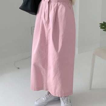 Leme Pintuck Banding Skirt