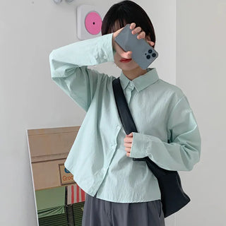 Suda crop shirt