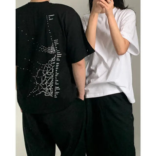 Alphabet Map Short Sleeve T-shirt