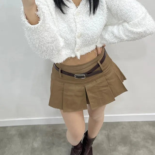 Boucle Crop Cardigan Unique Girlfriend Look Street Style