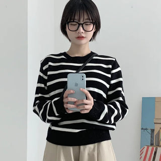 Migu striped knit
