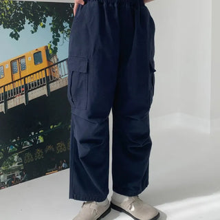 Oxford cargo pants