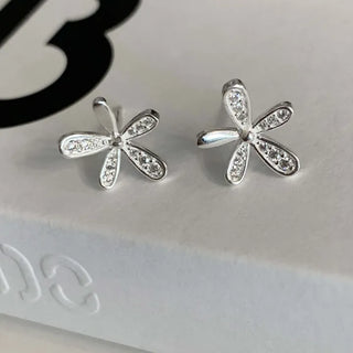 Daisy Cubic Flower Earrings
