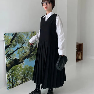 Simo pleated dress