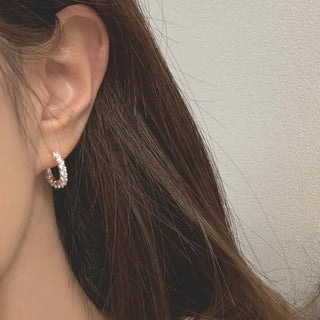 3D Cubic One-Touch Earrings