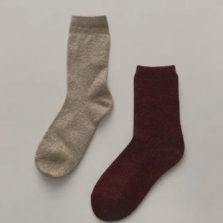 Dear Heather Wool Socks