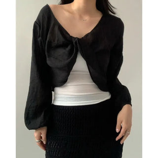 Twisted Crop Blouse