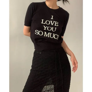 Love You Knit Short Sleeve