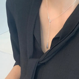 Teardrop Pendant Chain Y Drop Necklace