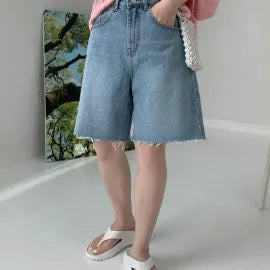 Lato Knee-length Denim Pants