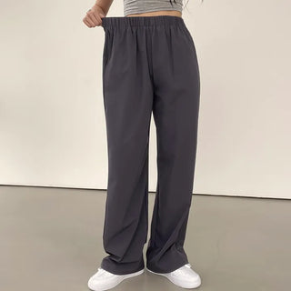 High Quality, Guaranteed Fit! Nylon Elastic Waist Training Long Wide Pants