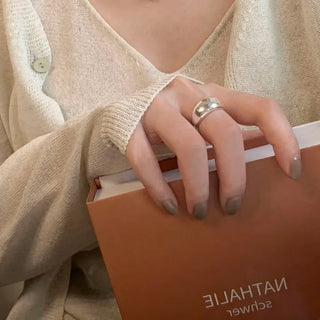 Wide Bold Volume Ring