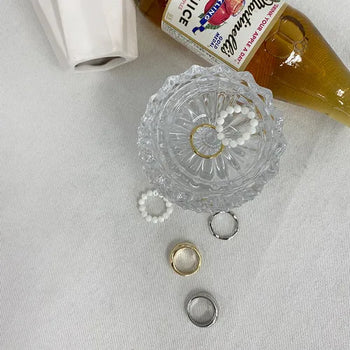 Mother-of-pearl Ring Set  -