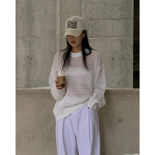Mesh Warmer Knit