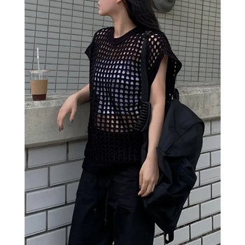 Mesh Knit Vest