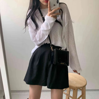 [Social Media Frenzy!] Summer See-through Delicate Fit Long Sleeve Knit (6 colors)