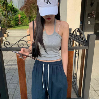 [Layering Item!] Guaranteed Fit, Stretchy Summer Halter Neck Sleeveless (3 Colors)