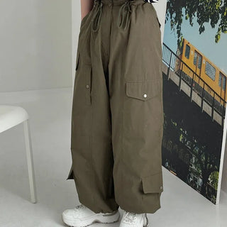 Iropocket wide cargo pants