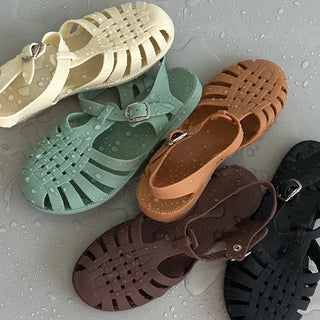 ◈Jelly ShoesJelly Sandals Fisherman Vacation Holiday Swimwear Summer Rain Aqua Shoes Waterbomb