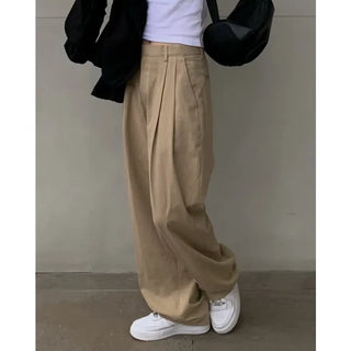 Mode Double-Pleat Balloon Pants