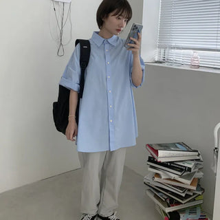 [UNISEX] Post Minimal Short Sleeve Shirt