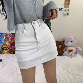 [Lined Pants!] Non-sagging, stretchy basic skort mini skirt (2 colors)