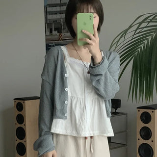 Letter summer cardigan