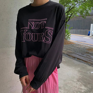 Not Yours Lettering MTM