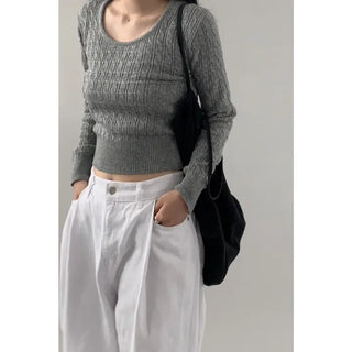 Like Cable Slim Knit