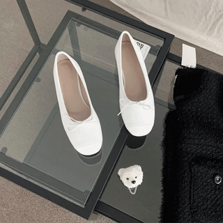 Mutten Ribbon Flat Shoes
