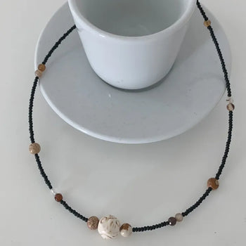 Wood Autumn Necklace