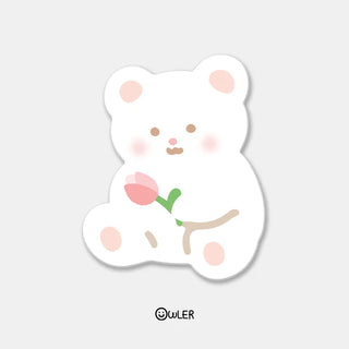 Tulip Teddy Bear Shaped Epoxy Smart Grip