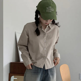 Kanta crop shirt
