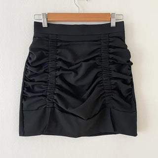 Feminine Wave Mini Skirt   Skirt for Petite Wedding Guest Look