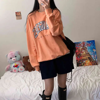 [Is the color real?] Ross Oversized Lettering Sweatshirt (3 colors)