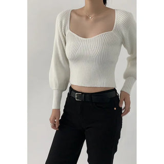 Deep Square Puff Knit